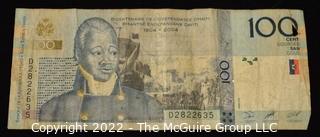 2004 Haitian 100 Haitian Bank Note 