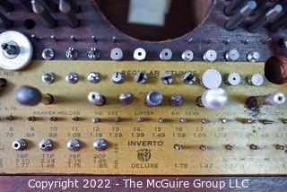 Pristine "Inverto" Staking Tool No. 18.  Manufactured by Kendrick and David, Lebanon, New Hampshire. Box measures 9W x 7D x 7.5"T