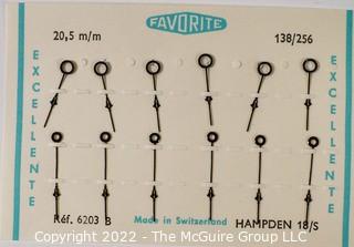 NOS Swiss Favorite and Augusta Watch Hands