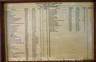 Field Maintenance Parts Assortment Box for Elgin Watches with indexed containers. Measures 15 x 10 x 3.75"T