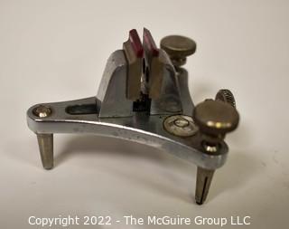 Watchmakers Poising Tool. Legs are adjustable so that tool can be leveled. Watch Craft.  Manufactured by C & E Marshall Co. 