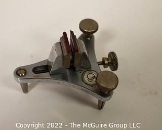 Watchmakers Poising Tool. Legs are adjustable so that tool can be leveled. Watch Craft.  Manufactured by C & E Marshall Co. 