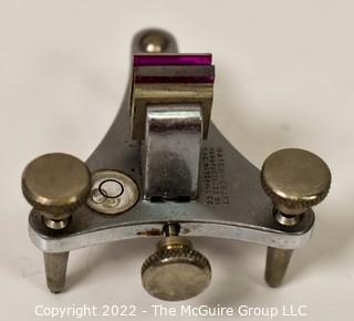 Watchmakers Poising Tool. Legs are adjustable so that tool can be leveled. Watch Craft.  Manufactured by C & E Marshall Co. 