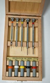 Micrometer and Bergeon Screwdriver Set