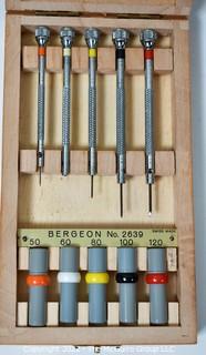 Micrometer and Bergeon Screwdriver Set