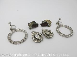 3 pair of earrings - #1773