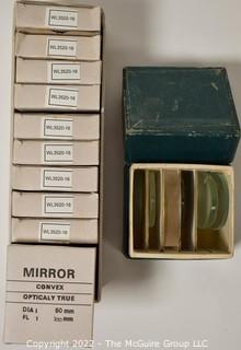 Assortment of Optical/Mirror glass. Convex (domed watch crystals) 