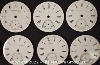 Assortment of 30 Enamel Watch Dials 