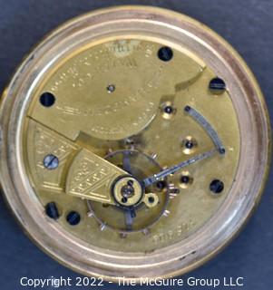 Size 18 - Hampden Watch Co. - Serial# 318909 - Open Gilt Case

