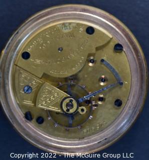 Size 18 - Hampden Watch Co. - Serial# 318909 - Open Gilt Case

