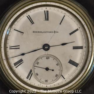 Size 18 - Hampden Watch Co. - Mermod, Jaccard & Co. - "Standard", St. Louis, MO - Serial# 222943 - 11J - Hunting Silver Plated Case 