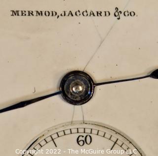 Size 18 - Hampden Watch Co. - Mermod, Jaccard & Co. - "Standard", St. Louis, MO - Serial# 222943 - 11J - Hunting Silver Plated Case 