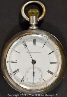 Size - Hampden Watch Co. - Tabert Chapman, Holyoke, MA - Serial# 305009 - Adjusted - Regulator on Plate - Open Coin Silver Case