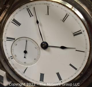 Size 18 - Hampden Watch Co. - Independent Watch Co. - Serial# 172027 -
Open Coin Silver Keywind Case