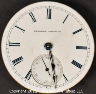 Size 18 - Hampden Watch Co. - E. Daren & Son, Steelton, PA - Serial# 388134 - 
