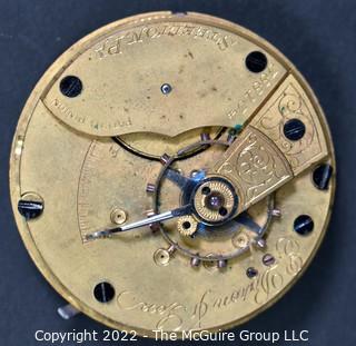 Size 18 - Hampden Watch Co. - E. Daren & Son, Steelton, PA - Serial# 388134 - 
