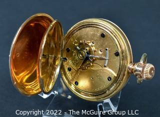 Size 18 - Hampden Watch Co. - Dehmel Lea, Sandusky, Ohio - Serial# 134947
Hunting Gold Plated Case 