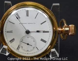 Size 18 - Hampden Watch Co. - Dehmel Lea, Sandusky, Ohio - Serial# 134947
Hunting Gold Plated Case 