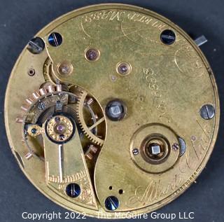 Size 16 - New York Watch Co. - Albert Clark, Springfield, MA - Serial# 6893 - 3/4 Plate - Abbot Conversion - 11J
