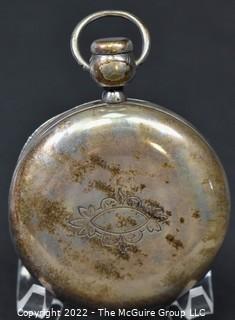 Size 18 - New York Watch Co. - George Sam Rice, Springfield, MA - Serial# 37812
Hunting Coin Silver Keywind Case