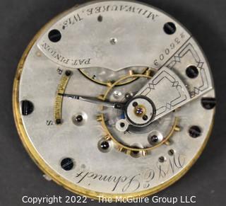 Size 18 - Hampden Watch Co. - W & E. Schmidt, Milwaukee, WI - Serial# 236009 - 11J
