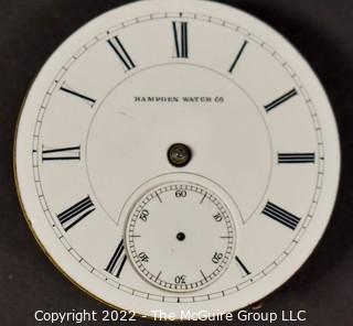 Size 18 - Hampden Watch Co. - W & E. Schmidt, Milwaukee, WI - Serial# 236009 - 11J
