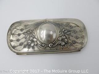 Sterling eyeglass case; 3 1/2" long; 50g - #1184 