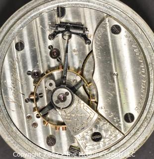 Size 18 - Hampden Watch Co. - Lafayette Springfield, MA - Serial# 192658 - 15J - Hunting Silveroid Case - Glass back