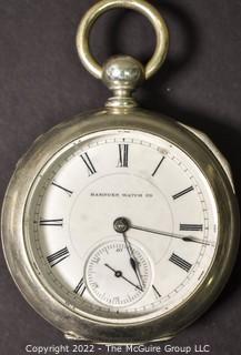 Size 18 - Hampden Watch Co. - Lafayette, Springfield, MA - Serial# 137622 - 15J - Open Silverine Case