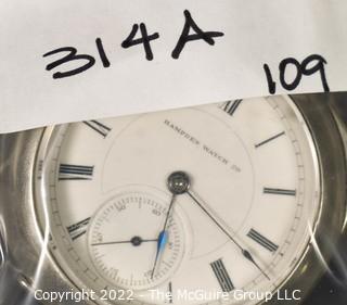 Size 18 - Hampden Watch Co. - Lafayette, Springfield, MA - Serial# 137622 - 15J - Open Silverine Case