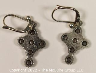 Southwest Style Cross Dangle Earrings. 