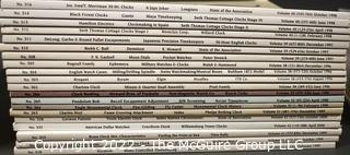 Collection of NAWCC (National Association of Watch and Clock Collectors) Magazines 