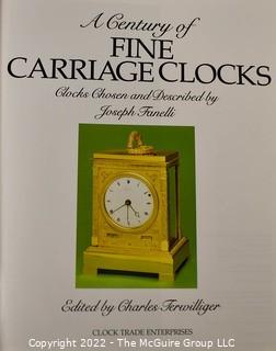 Books: Fine Carriage Clocks by Joseph Finelli; American Watchmaking by Michael C. Harrold; and American Pocket Watches by Cooksey Shugart