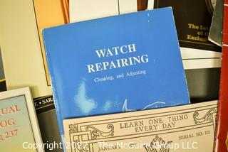 Various Horological Catalogues and Bulletins as well as Bulova Watch Course, Volumes I and II 