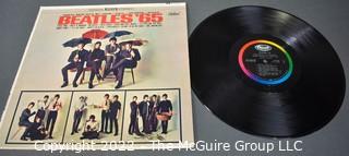 Vintage "The Beatles '65" LP Vinyl Record Album.