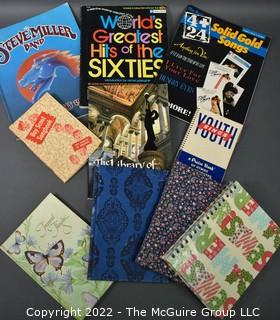 Group of Vintage Sheet Music and Journals Including the Steve Miller Band. 