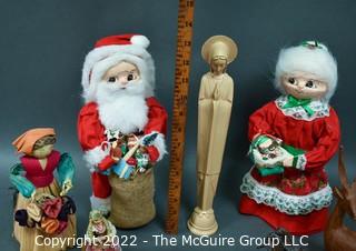 Group of Souvenir, Religious and Christmas Items. 