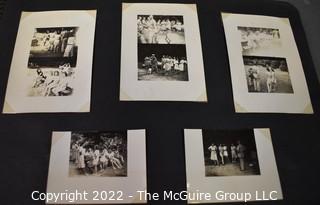 Vintage Post WWII Family Photo Album of Summer Camp.  