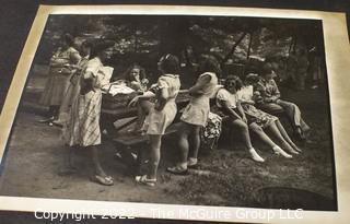 Vintage Post WWII Family Photo Album of Summer Camp.  