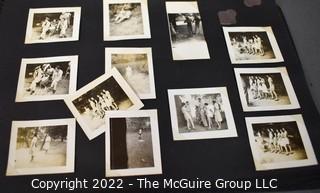 Vintage Post WWII Family Photo Album of Summer Camp.  