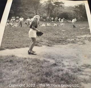 Vintage Post WWII Family Photo Album of Summer Camp.  