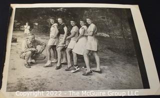 Vintage Post WWII Family Photo Album of Summer Camp.  