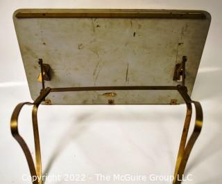 Vintage Ponten Replogle Globes Reading Stand with Brass Collapsible Frame 