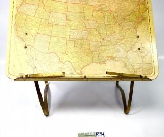 Vintage Ponten Replogle Globes Reading Stand with Brass Collapsible Frame 