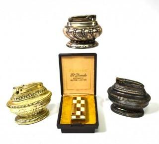 Four (4) Table and Cigarette Lighters including Ronson and Flamee El Dorado. 