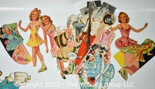 Group of Vintage Paper Dolls 