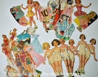 Group of Vintage Paper Dolls 