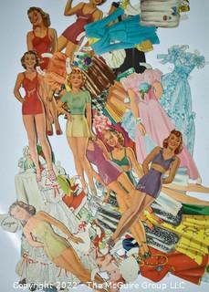 Group of Vintage Paper Dolls 