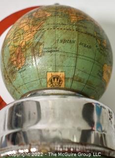 Group of Vintage Globes Banks, Clock and Toys.