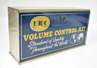 Vintage 1950's IRC Volume Control Kit Advertising Metal Display Case with Drawers. 